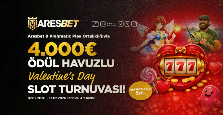 4.000€ Ödüllü Valentine's Day Slot Turnuvası – Aresbet