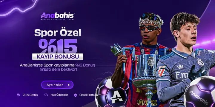 %15 Spor Kayıp Bonusu – Anabahis