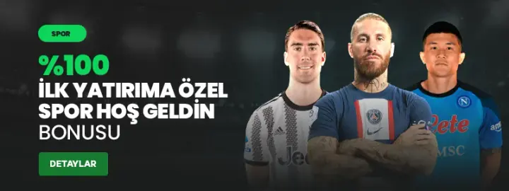 %100 Spor Hoşgeldin Bonusu
