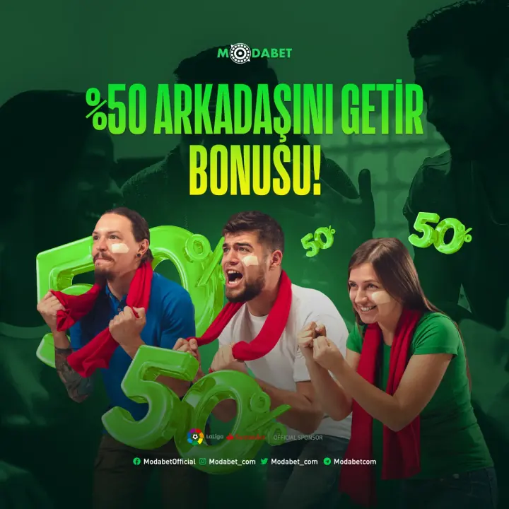 %50 Arkadaşını Getir Bonusu